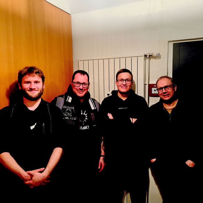 Gmünd 1: Philipp. Bergner, Thomas Lang, Andreas Hönick und Andreas Strohmaier